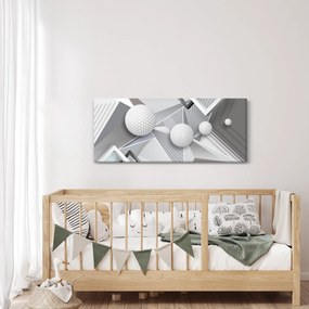 Geometrický abstraktný obraz (120x50 cm)