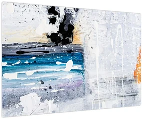 Obraz - Abstraktné ťahy (90x60 cm)