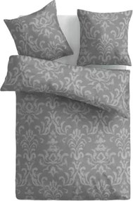 Obliečky Orio 140x200 cm, šedé s ornamentmi%