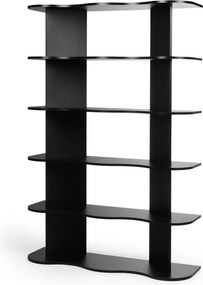 Knihovna Rheo 120 cm černá