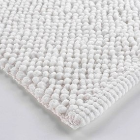 Biela kúpeľňová predložka 50x80 cm Yanis – douceur d'intérieur