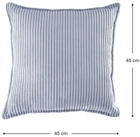 Modrý menčestrový detský pohovkový vankúš Block – Wigiwama