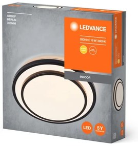 Ledvance - LED Stropné svietidlo ORBIS BERLIN LED/16W/230V čierna