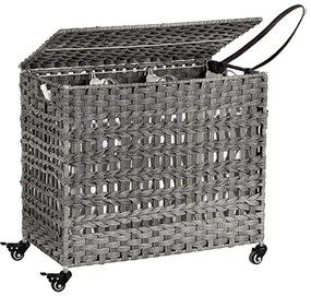 Ručne tkaný kôš na bielizeň SONGMICS LCB083G02