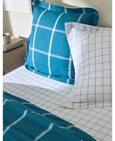 Flanelové kockované posteľná bielizeň, farbené vlákno