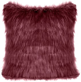 CHLPATÁ DEKORAČNÁ OBLIEČKA NA VANKÚŠ 81945X45 CM FIALOVÁ