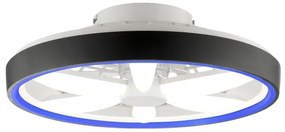 Brilliant - LED RGBW Stropný ventilátor so svetlom GAIANO LED/48W/230V čierna +DO
