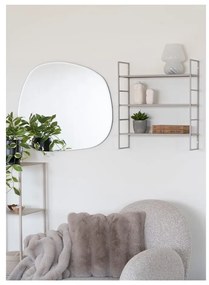 Biela LED stolová lampa so skleneným tienidlom (výška 19,5 cm) Alton – House Nordic