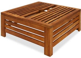 InternetovaZahrada Kryt stojanu na slnečník 62x62x26 cm - agát