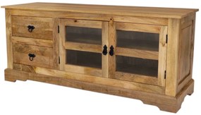 furniture-nabytek.cz - Masívne tv stolík z dreva mango 140x60x45