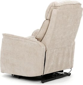Polohovacie kreslo béžové, elektrické TV-H9727 CRM2