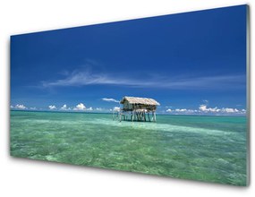 Obraz na skle More príroda 125x50 cm