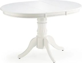 Rozkladací jedálenský stôl 90-124 cm Ferrara (biela) (pre 4 osôby). Vlastná spoľahlivá doprava až k Vám domov. 1048661