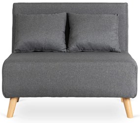 JAKS Rozkladacie kreslo Marry 2 šedé tkanina