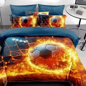 Obliečky PULLA FIRE 3-dielna sada 140x200 cm