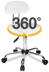 Kancelárska stolička GAMMA biela