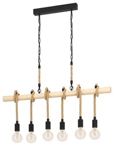 Eglo 43319 - Luster na reťazi YOUNGSTOWN 6xE27/40W/230V