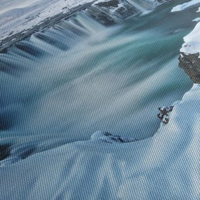 Obraz - Vodopád Bohov, Island (120x50 cm)