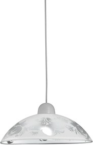 Candellux Beris závesné svietidlo 1x60 W biela 31-49929