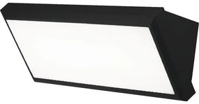 LED vonkajšie nástenné svietidlo Top Light GIRONA IP65 12W 1080lm 4000K čierne