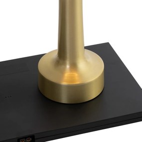 Sada 2 zlatých RGBW nabíjateľných stolových lámp - Isobel