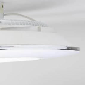 Brilagi - LED Stmievateľné svietidlo s ventilátorom AURA LED/38W/230V biela + DO