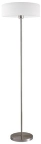 LED stojacia lampa TUNJA 1xE27/20W/230V pr. 38 cm matný chróm/biela