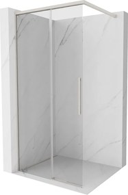 Mexen Rox, sprchová stena 85 x 200 cm, 8mm číre sklo, oceľový profil, 8C2-085-003-97-00