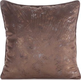 DEKORAČNÁ OBLIEČKA NA VANKÚŠ TULIA 45X45 CM HNEDÁ