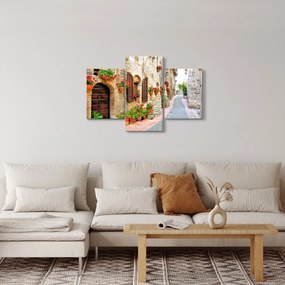 Obraz - Malebná Talianska ulička (90x60 cm)