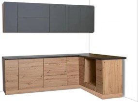 Rohová kuchynská linka Langen 240x180cm