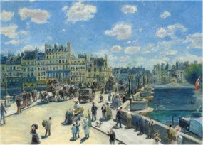 Obraz - Auguste Renoir, Pont Neuf, Paris, reprodukcia (70x50 cm)