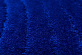 Kúpeľňový koberček Sara modrý, vlny