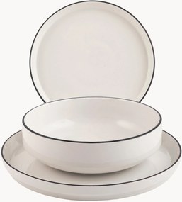 Porcelánová súprava riadu Essence, 4 osoby, 12 ks