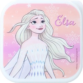 Desiatové boxy Ľadové kráľovstvo - Frozen - motív Elsa a Olaf – súprava 3ks