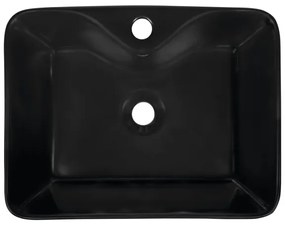 Sapho - Umývadlo na dosku BALENA 48x37 cm, matná čierna