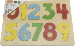 Puzzle skladačka na podložke Viga 58545 čísla