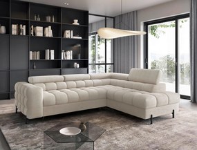 XXXLutz ROHOVÁ SEDAČKA, textil, krémová P & B - Sedačky - 00000L001208