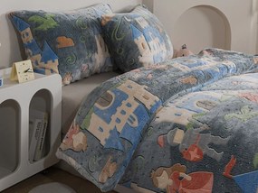 XPOSE® Mikroplyšové obliečky DRAČIA ROZPRÁVKA Exclusive (svietiaci efekt)