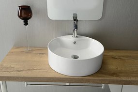 Sapho Sapho, YAKARTA keramické umývadlo, priemer 46cm, na dosku, BH7021