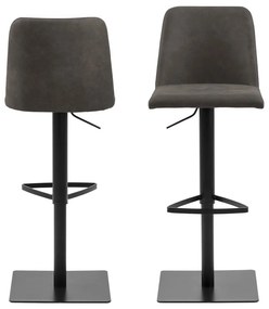 Dizajnová barová stolička Alasdair, antracitová