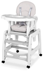 Detská jedálenská stolička Sinco 5v1 | šedá