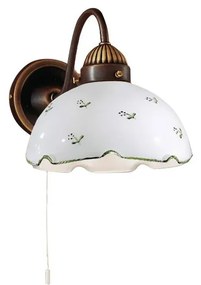 Kolarz 731.61.21 - Nástenné svietidlo NONNA 1xE27/75W/230V zelená