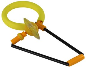 Lean Toys Svetelné švihadlo Hula Hop - žlté