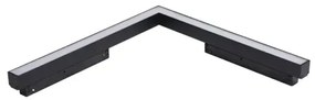 LED svietidlo do lišty Alfa Saga Track Magnetic Corner A 24W 4000K čierne
