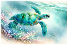 Obraz morská korytnačka v oceáne