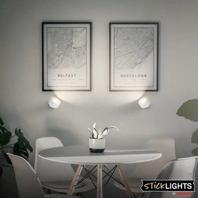 Briloner 3896016 - LED stmievateľné nabíjateľné nástenné svietidlo TARI LED/1,6W/5V 1500 mAh biele