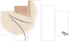 Obraz - Biela abstrakcia (150x105 cm)