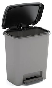 Curver Kôš na odpad Compatto 35l, šedý