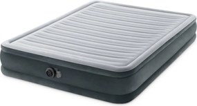 Nafukovací matrac s automatickou pumpou DELUXE III sivá